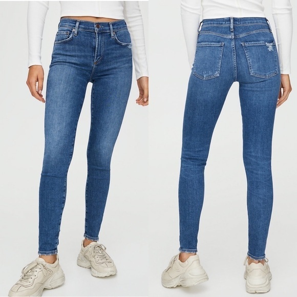 AGOLDE SOPHIE HIGH RISE SKINNY ANKLE JEAN - Picture 9 of 10